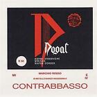 CONTRABBASSO "LINEA ROSSA" STRINGS - R34 - Set in Steel (4 strings)