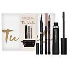 L Oreal mascara Telescopic Lift+matita Le Khol Naturel+eyeliner sottile+beauty