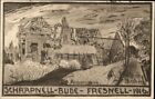 10831055 Militaria_WK1 Fresnell ? Schrapnell Baude Kuenstler Henker x Militaria