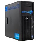 HP Z220 WORKSTATION i5 16GB 240GB 1TB 2GB GPU GT710 WIN10 DVD-RW PC FISSO TOWER