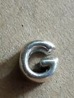 Pandora Charm Originale Alfabeto Lettera G , Argento Sterling 925