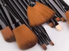 Set 12 pennelli professionali Per il Make-up Pennelli Trucco Ombretto + Custodia