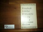 Wallenstein. 1. Wallensteins Lager Die Piccolomini Schiller, Friedrich :