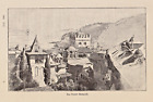 Berg Athos #1 Kloster Vatopedi anno 1904 - Hist. Grafik von 1904