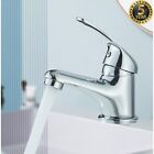 Rubinetto miscelatore bagno lavabo cromato monocomando bidet canna ottone casa