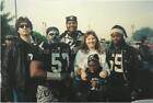 Raiders Fans FOUND PHOTO Color NFL FOOTBALL Original Snapshot VINTAGE 211 50 Y