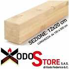 Travi in Legno Lamellare Austriaco Abete GL24 - sez. 12x20 cm L. da 100 a 300 cm