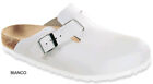 BIRKENSTOCK BOSTON ORIGINALE BIANCO PELLE 35-46