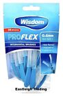 PACK OF 25 WISDOM BLUE 0.6MM SIZE 3 PRO FLEX PROFLEX INTERDENTAL BRUSHES DENTAL