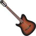 Ibanez FRH10NL-BSF Gitarre Brown Sunburst Flat flach Konzert T-Bar Tonabnehmer