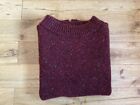 TOAST wool mohair speckled red jumper S