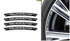 4 Logo adesivi Per AUDI Quattro A1 A2 A3 A4 A5 A6 TT RS4 Q5 Q7 Cerchi in Lega