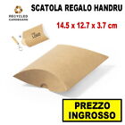 10/20/50 SCATOLA REGALO CARTONE RICICLATO ASTUCCIO SCATOLINA CONFEZIONE KRAFT