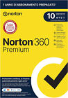 NORTON 360 Premium 2024 10 PC 1 Anno |Win, Mac, Android, iOS| Internet Security