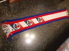 SCIARPA SCARF VINTAGE  70  80 FOOTBALL CALCIO GENOA 1893. VECCHIO GRIFONE. PANNO