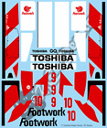 F1 1/10 Decal Set Footwork Mugen Honda 1992 Tamiya F103 F104