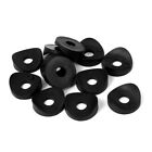 25mmx8mmx9mm plastica lavatrice Molla rotonda Deck ron per Fastener Nero 12pzs