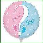 Baby shower kit Boy or girl nascita sesso bimbi maschio femmina palloncini party