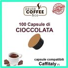 100 capsule cialde CIOCCOLATA compatibile CAFFITALY