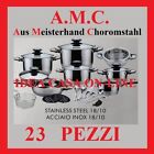 AMC PRESTIGE BATTERIA PENTOLE 23 PEZZI