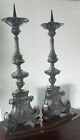 Coppia di Candelabri Antichi Anno 700  Argento Ramato