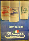 MANIFESTO PUBBLICITARIO ORIGINALE LATTE POLENGHI LATTE STELLA ANNI 80