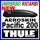 BOX TETTO PORTATUTTO AUTO THULE Pacific 200 M NERO AEROSKIN 400 lt doppia.apert.