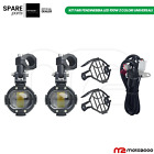 KIT FARI FARETTI LED 100W FENDINEBBIA BARRE PARAMOTORE Ø 22 MM UNIVERSALI MOTO