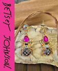 Betsey Johnson Spider Drop Earrings - new