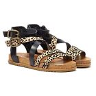 Blowfish Malibu Fandie Womens Leopard / Black Sandals