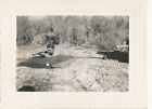 WWII 1940s US Army stateside training  GI firing rifle prone position Photo