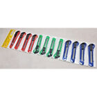 SET 12 TAGLIERINI BISTURI CUTTER TAGLIERINO LAMA ACCIAIO COLTELLI 3 COLORI