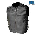 Gilet da Moto in pelle  Stechmoto ST 1121 BZM Custom Vintage e Café Race