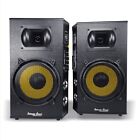 CASSE AUDIO IN LEGNO ATTIVA + PASSIVA 1300W WOOFER 10" BLUETOOTH RADIO KARAOKE