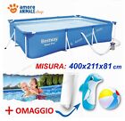 Bestway STEEL PRO PISCINA RETTANGOLARE →  300x201x66 cm + POMPA e FILTRO - 56411