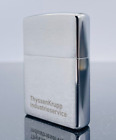 Zippo Feuerzeug THYSSEN KRUPP Industrieservices Werbezippo von 2008