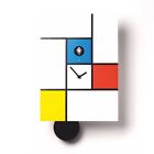 Diamantini & Domeniconi Orologio A Cucù Mondrian