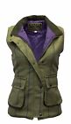 Walker & Hawkes Ladies Derby Tweed Bodywarmer Waistcoat Gilet PURPLE STRIPE