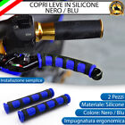 COPPIA COPRI LEVE IN SILICONE FRENO FRIZIONE NERO BLU PER DUCATI MONSTER 600