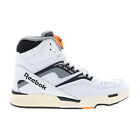 Reebok Pump TZ Bianco Uomo IN Pelle Con Lacci Lifestyle Scarpe da Tennis