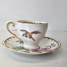 Tuscan Fine English Bone China Bird  Naples Small Mini Teacup & Saucer 9047