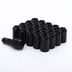 20 Dadi ruota lug nuts 12x1,25 neri testa stretta 20mm