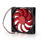 Neuftech Ventola Silenziosa per PC, 120 mm, rosso (Y3S)