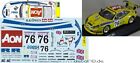 1/43 Decal Porsche 911 GT3 RS  PK Sport  24h Le Mans 2001