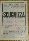 LOCANDINA TEATRO AL PARCO PADOVA 1923 OPERETTA SCUGNIZZA