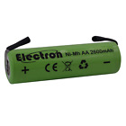 BATTERIA RICARICABILE STILO NI-MH AA 1,2V 2600mAh CON LAMELLE A SALDARE 14x50 mm