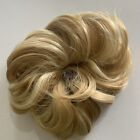 Messy Bun Hair Scrunchie Extension Hairpiece Ponytail Dark Blonde Mix 27H613