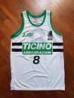 Maglia basket #8 Mens Sana SIENA 1991/92 canotta matchworn vintage jersey calcio