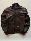 Blauer USA Leather Flight Bomber Jacket