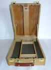 Wooden Chatsworth Table Top Art Easel Storage Box Portable Studio Plein Air VGC